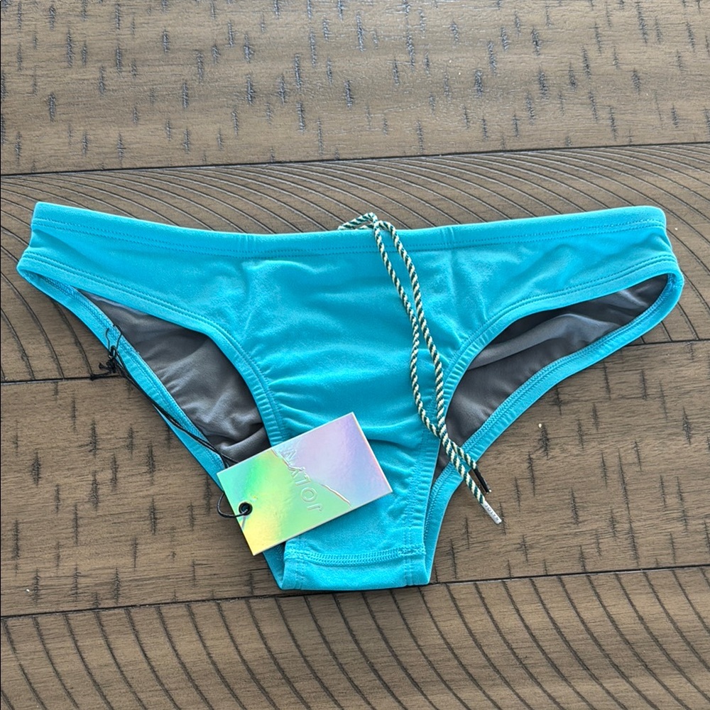 Jolyn Clothing Blue Bikini Swimwear Classic Style